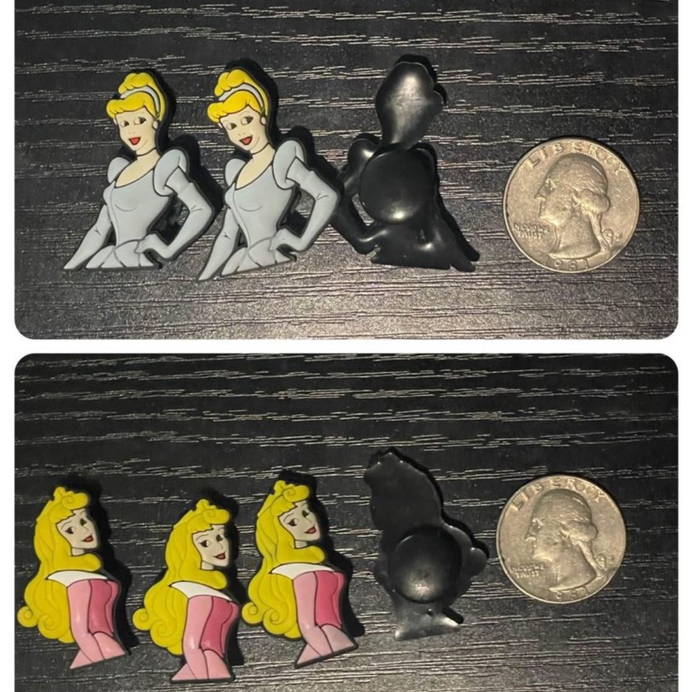 RESERVED FB Disney Princesses Shoe Croc Style Embellishments - Picture 7 of 9